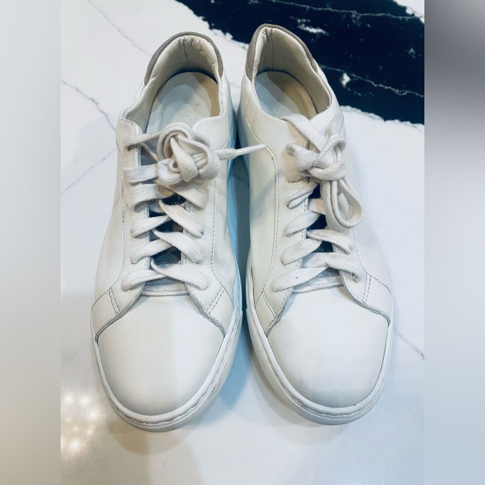 M. Gemi Women's Classic White Sneakers